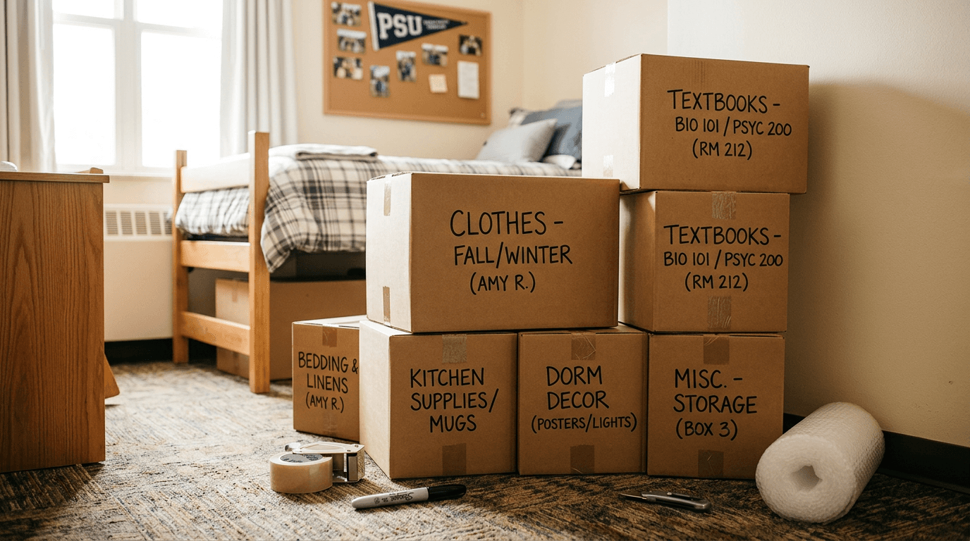 How to Pack for College Storage: A Complete Guide